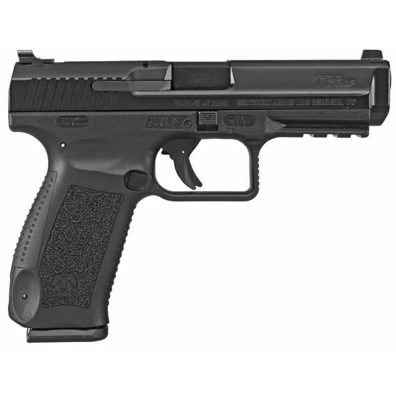 CANIK TP9SF One Series, Striker Fired, 9MM, 4.46" Barrel, Polymer Frame, Black Finish, Warren Tactical, 1 Magazine, 18Rd HG4989