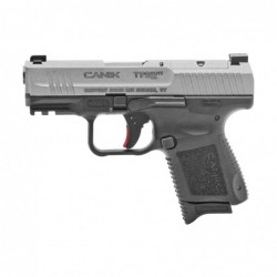 CANIK TP9 Elite SC, Semi-automatic Pistol, Striker Fired 9mm, 3.6" Barrel, Polymer Frame, Black Finish, Micro Red-Dot Base Plat