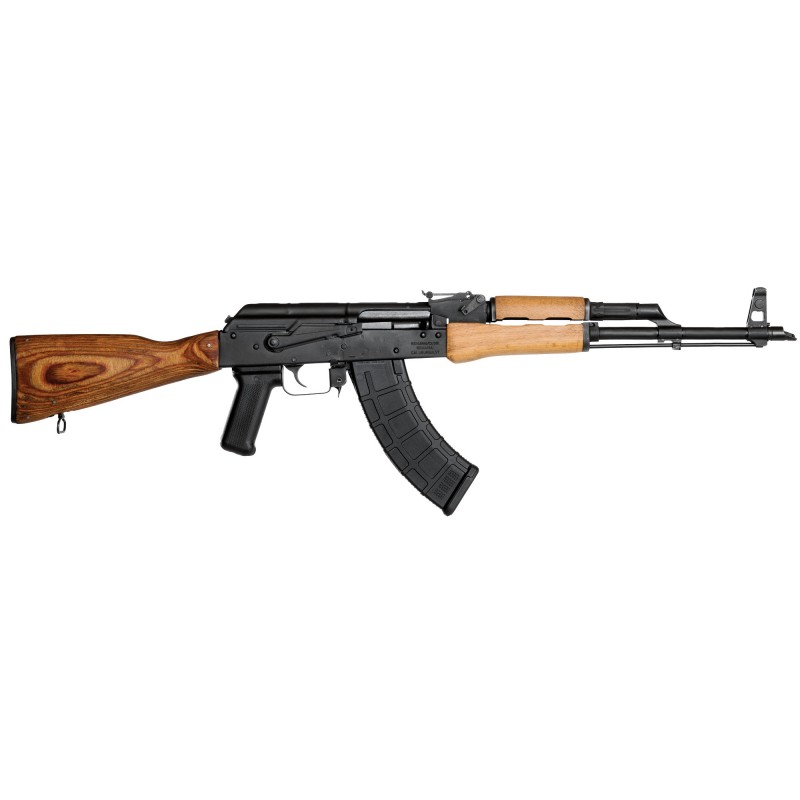 Century Arms GP/WASR10, Semi-automatic, 762X39, 17" Barrel, Threaded Slant Brake, Blue Finish, Wood Stock, Adjustable Sights, 3