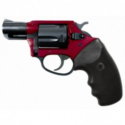 Charter Arms Undercover, 38 Special, 2" Barrel, Aluminum Frame, Red/Black Finish, Rubber Grips, Fixed Sights, 5Rd, Ultra Lite,
