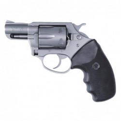 Charter Arms Pathfinder, 22 WMR, 2" Barrel, Steel Frame, Stainless Finish, Rubber Grips, Fixed Sights, 6Rd, Fired Case 72324