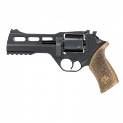 View 1 - Chiappa Firearms Rhino 50DS Revolver, DA/SA, 9MM, 5" Barrel, Alloy Frame, Black Finish, Walnut Grips, 6Rd, 3 Moon Clips, Adjust