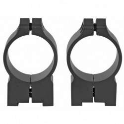 Warne Scope Mounts Permanent Attached Fixed Ring Set