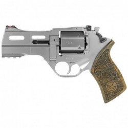 Chiappa Firearms Rhino Single Action Revolver, Single Action Only, 357 Mag, 4" Barrel, Alloy Frame, Nickel Finish, 6Rd, 3 Moon