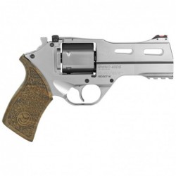 View 2 - Chiappa Firearms Rhino Single Action Revolver, Single Action Only, 357 Mag, 4" Barrel, Alloy Frame, Nickel Finish, 6Rd, 3 Moon