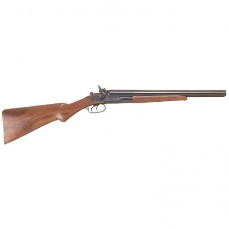 Cimarron 1878 Coach, Side by Side, 12 Gauge, 3" Chamber, 20" Barrel, Blue Finish, Wood Stock, 2Rd, Coach Gun 1878CG