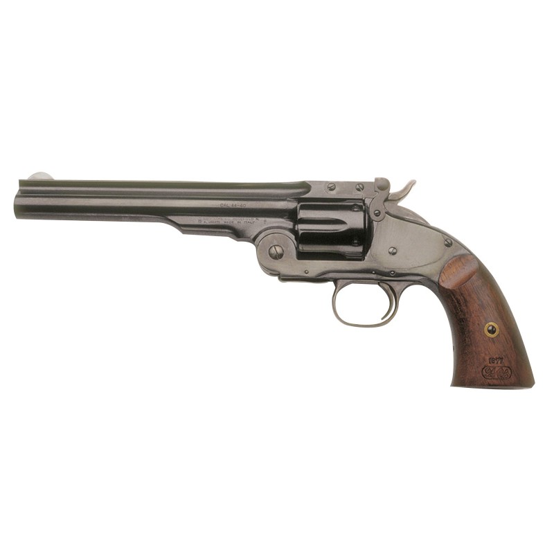 Cimarron Model 3 Schofield, 45LC, 7" Barrel, Steel Frame, Blue Finish, Wood Grips, 6Rd CA850