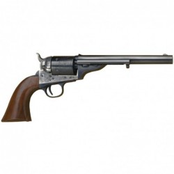 Cimarron 1872 Open Top Army, 45LC, 7.5" Barrel, Steel Frame, Color Case Hardened, Wood Grips, Fixed Sights, 6Rd CA916