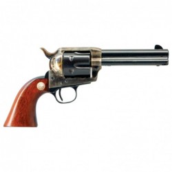 View 2 - Cimarron Model P, Single Action Army, 357 Magnum, 4.75" Barrel, Steel Frame, Case Hardened Finish, Wood Grips, Fixed Sights, 6R
