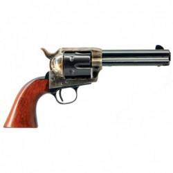View 2 - Cimarron Model P, Single Action Army, 357 Magnum, 5.5" Barrel, Steel Frame, Case Hardened Finish, Wood Grips, Fixed Sights, 6Rd