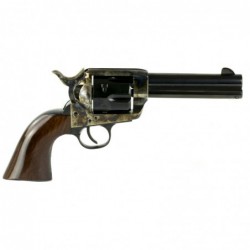 View 2 - Cimarron Frontier Revolver, Single Action, 357 Mag/ 38 Special, 4.75" Barrel, Steel Frame, Case Hardened Finish, Walnut Grips,