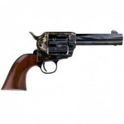 Cimarron El Malo Revolver, Single Action, 357 Mag/38 Special, 4.75" Barrel, Steel Frame, Case Hardened Finish, Walnut Grips, 6R