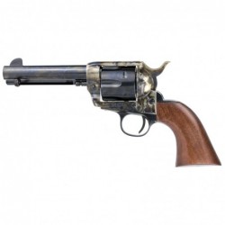 Cimarron Frontier Revolver, Single Action, 45LC, 4.75" Barrel, Steel Frame, Case Hardened Finish, Walnut Grips, 6Rd PP410