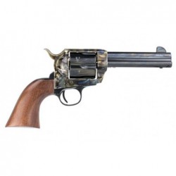 View 2 - Cimarron Frontier Revolver, Single Action, 45LC, 4.75" Barrel, Steel Frame, Case Hardened Finish, Walnut Grips, 6Rd PP410
