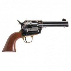 Cimarron Pistolero Revolver, Single Action, 357 Mag/38 Special, 4.75" Barrel, Steel Frame, Case Hardened Finish, Walnut Grips,