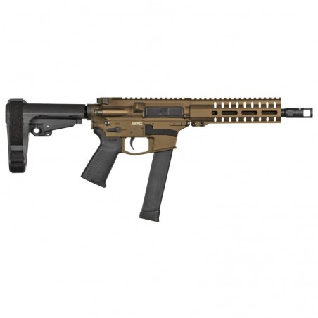 CMMG Banshee 300, Semi-automatic Pistol, 10MM, 8" Barrel, 1:16 Twist, Aluminum Frame, Midnight Bronze Cerakote, 30Rd Glock Maga