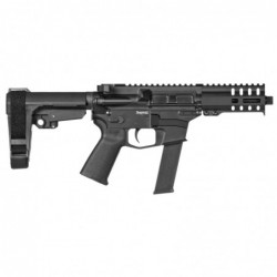 CMMG Banshee 300, Semi-automatic Pistol, 40 S&W, 5" Barrel, Aluminum Frame, Graphite Black Cerakote, 22Rd, CMMG RipBrace Pistol