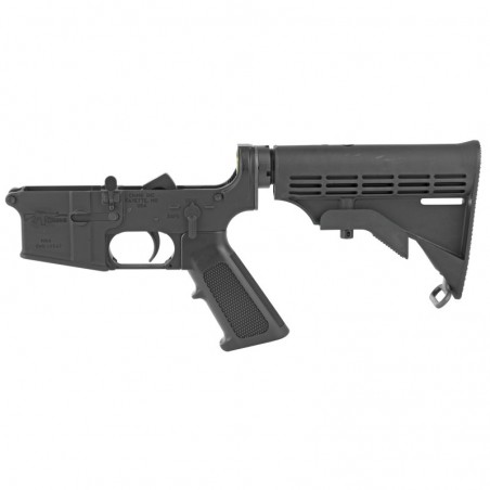 CMMG Resolute 100 Mk4, Complete Lower Receiver, Semi-automatic, 223 Rem/556NATO, Black Finish, 6 Position Stock 55CA337