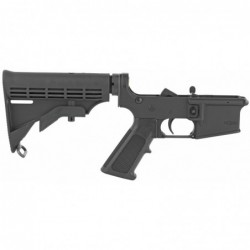 View 2 - CMMG Resolute 100 Mk4, Complete Lower Receiver, Semi-automatic, 223 Rem/556NATO, Black Finish, 6 Position Stock 55CA337