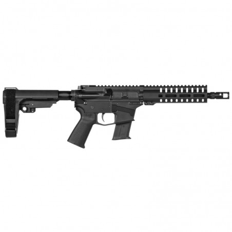 CMMG Banshee 200, Semi-automatic Pistol, 5.7X28MM, 8" Barrel, 1:9 Twist, Aluminum Frame, Black Finish, 20Rd, CMMG RipBrace Pist