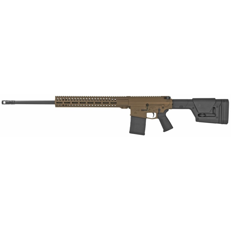 CMMG Endeavor 300, Semi-automatic Rifle, 6.5 Creedmoor, 24" Barrel, Midnight Bronze Cerakote, Magpul PRS Stock, 20Rd, Geissele