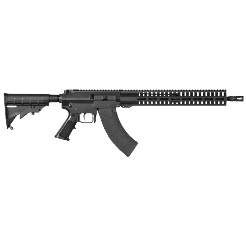 CMMG Resolute 100, Semi-automatic, 762X39, 16.1" Barrel, 1:10 Twist, Black Finish, A2 Pistol Grip, M4 Stock, 30Rd, CMMG M-LOK R