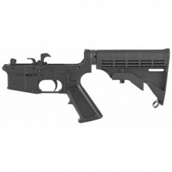 CMMG Resolute 100 Mk9, Complete Lower Receiver, Semi-automatic, 9MM, 6 Position Stock, Black Finish, Accepts Colt Style Magazin