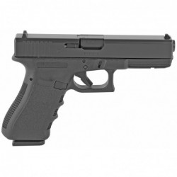 View 2 - Glock 17 Semi-automatic Safe Action Full 9MM 4.49" Black 17Rd 2 Mags