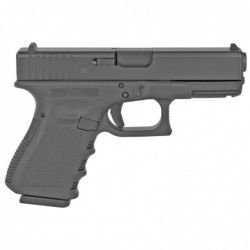 View 2 - Glock 23 Semi-automatic Striker Fired Compact 40 S&W 4.02" Black 10Rd 2 Mags Fixed Sights PI2350201 Polymer Matte