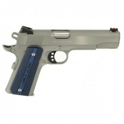 View 2 - Colt's Manufacturing Competition SS, Semi-automatic Pistol, 45 ACP, 5" Barrel, Steel Frame, Stainless Finish, G10 Checkered Blu