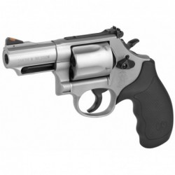 View 3 - Smith & Wesson 69 Combat Magnum Revolver Double Action Medium Frame 44 Magnum 2.75" Silver Rubber 5Rd Adjustable Sights 10064 S