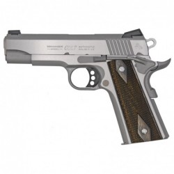 View 1 - Colt's Manufacturing Combat Commander, Semi-automatic, 45 ACP, 4.25" Barrel, Steel Frame, Stainless Finish, 8Rd, White Dot Carr