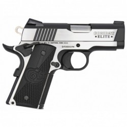 View 2 - Colt's Manufacturing Combat Elite Defender, Semi-automatic, 1911, 45 ACP, 3" Barrel, Stainless Steel Frame, Two-Tone Finish, G1