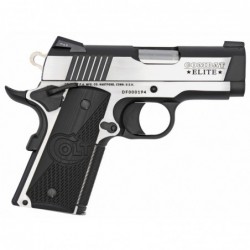 View 2 - Colt's Manufacturing Combat Elite Defender, Semi-automatic, 1911, Compact, 9MM, 3" Barrel, Stainless Steel Frame, Two-Tone Fini