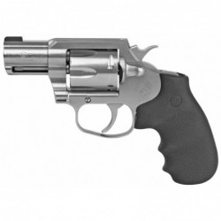 Colt's Manufacturing King Cobra Carry Revolver, 357 Magnum, 2" Barrel, Steel Frame, Stainless Finish, Hogue Grips, 6Rd, Brass B