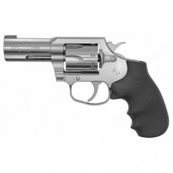 Colt's Manufacturing King Cobra Revolver, 357 Magnum, 3" Lug Barrel, Steel Frame, Stainless Finish, Hogue Grips, 6Rd, Brass Bea