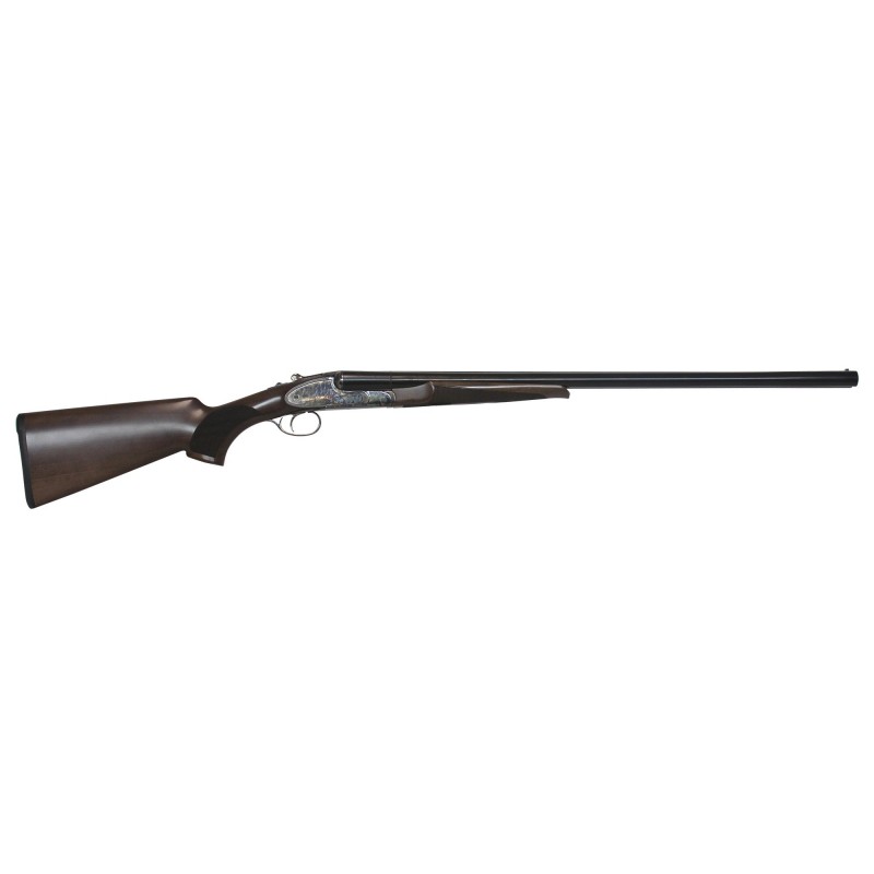 CZ Sharp-Tail, Side By Side, 12 Gauge, 3" Chamber, 28" Barrel, Black Finish, Walnut Stock, Bead Sight, 2 Rounds 06401