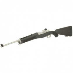 View 4 - Ruger Mini-14 Ranch Rifle, Semi-Automatic Rifle, 5.56NATO/223Rem, 18.5" Barrel, Matte Stainless Finish, Stainless Steel, Black