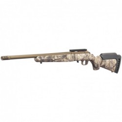 View 4 - Ruger American Rimfire Standard, Bolt Action Rifle, 22 LR, 18" Cold Hammer Forged Barrel, Threaded, 1:16 Twist, Camo Synthetic