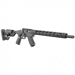 View 6 - Ruger Precision Rimfire Bolt Action, 22 WMR, 18" Threaded Barrel, Black Finish, Molded One-Piece Chassis and Adjustable Buttsto