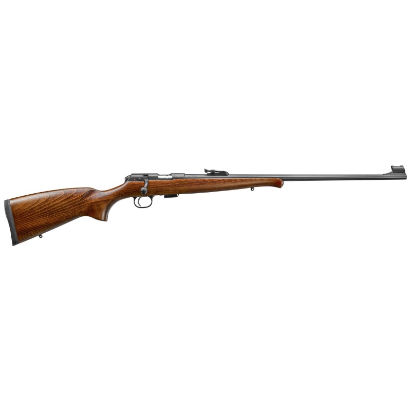 CZ 457 Training, Bolt Action, 22LR, 24.8" Cold Hammer Forged Barrel, Black Finish, Beechwood Stock, 5 Rounds, Adjustable Tangen