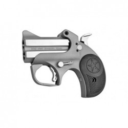 Bond Arms Roughneck Derringer Derringer 9MM 2.5" Silver Rubber 2Rd With Trigger Guard Fixed Sights BARN-9MM Stainless Steel Mat