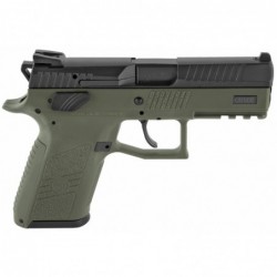 View 2 - CZ P-07, Double Action/Single Action Compact Pistol, 9MM, 3.75" Barrel, Polymer Frame, OD Finish, Fixed Night Sights, Swappable