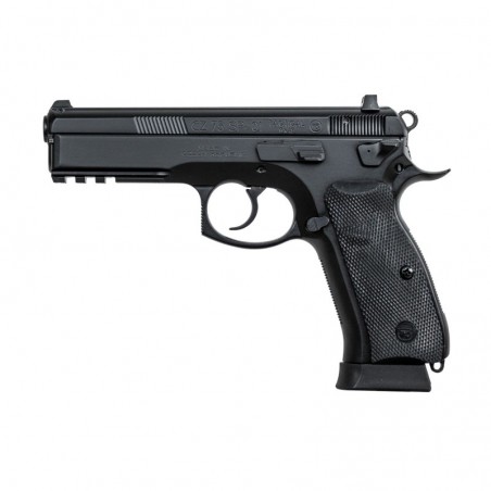 CZ 75 SP-01 Tactical, Semi-Automatic, DA/SA, Full Size, 9MM, 4.6" Barrel, Steel Frame, Black Finish, Rubber Grips, Night Sights