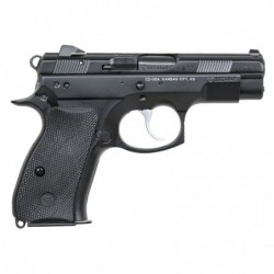 View 2 - CZ 75 D PCR Compact, Semi-Automatic, DA/SA, Compact, 9MM, 3.7" Cold Hammer Forged Barrel, Alloy Frame, Black Finish, Rubber Gri