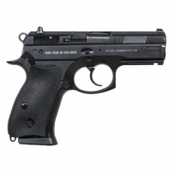 View 1 - CZ 75 P-01, Semi-Automatic, DA/SA, Compact, 9MM, 3.7" Cold Hammer Forged Barrel, Alloy Frame, Black Finish, Rubber Grips, Fixed