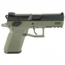 View 2 - CZ P-07, DA/SA, Compact Pistol, 9MM, 3.75" Barrel, Polymer Frame, OD Green Finish, 15Rd, Swappable Safety/Decocker, Night Sight