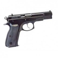 View 2 - CZ 75B, Semi-Automatic, DA/SA, Full Size, 9MM, 4.6" Cold Hammer Forged Barrel, Steel Frame, Black Finish, Plastic Grips, Fixed