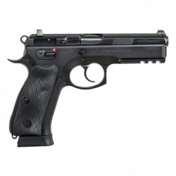 View 2 - CZ 75 SP-01, Semi-Automatic, DA/SA, Full Size, 9MM, 4.6" Cold Hammer Forged Barrel, Steel Frame, Black Finish, Rubber Grips, Ma