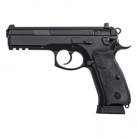 CZ SP-01 Tactical, Semi-Automatic, DA/SA, Full Size, 9MM, 4.6" Cold Hammer Forged Barrel, Steel Frame, Black Finish, Rubber Gri